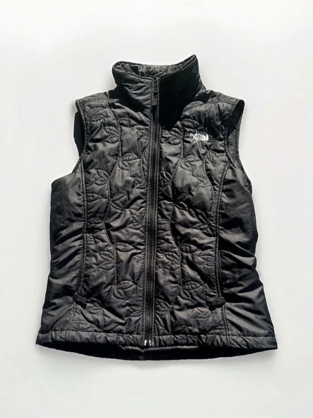 The North Face Women’s Puffer Vest Poly Insulated Dark Grey Size Medium